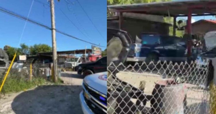 Fallece masculino de un aparente infarto en un 'yonke' en la carretera Matamoros-Victoria