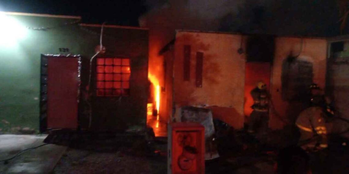 familia Río Bravo incendio
