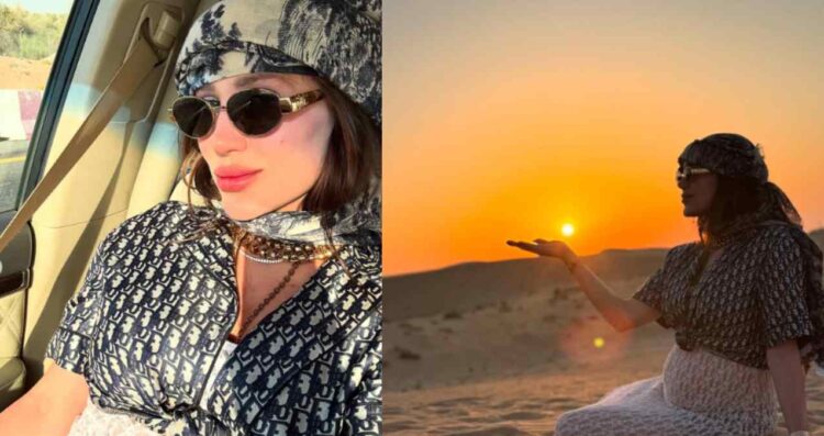 Fernanda Gómez presume su embarazo con tiernas fotos en Arabia Saudita