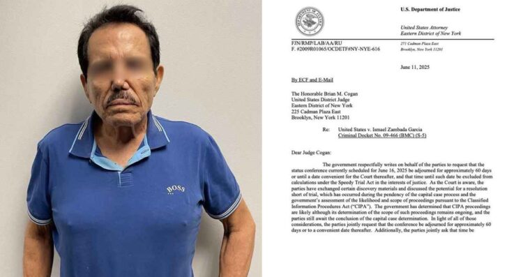 Fiscalía de Estados Unidos solicita aplazar por 60 días la audiencia de Ismael “El Mayo” Zambada