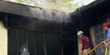 incendio vivienda El Mante