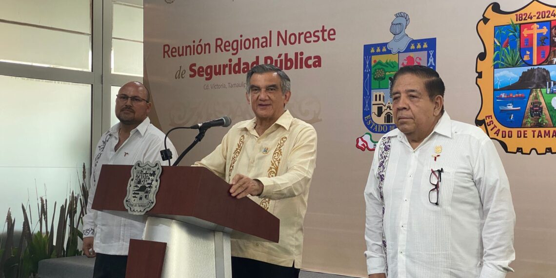 Gobernadores del noreste refuerzan estrategia conjunta de seguridad en reunión en Tamaulipas