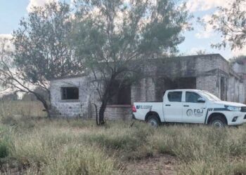 Hallan restos calcinados en finca abandonada entre Reynosa y Díaz Ordaz