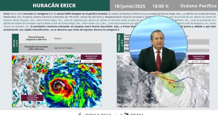 Huracán Erick Nuevo León