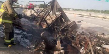 Identifican chofer murió autopista