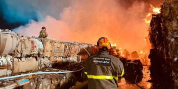 Incendio cartonera Guadalupe