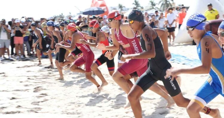 Inicia Tamaulipas fuerte en triatlón en la Olimpiada Nacional; suma cuatro medallas en primer día