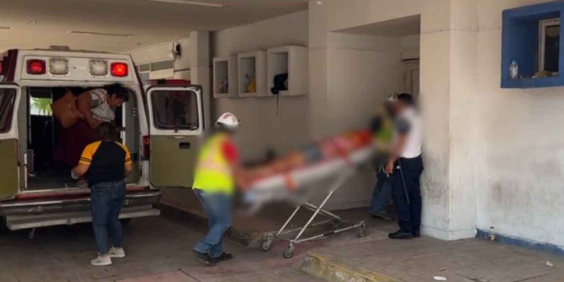 Jovencita termina hospitalizada Mante