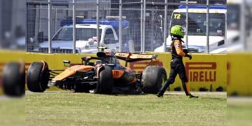 Lando Norris choque Canadá