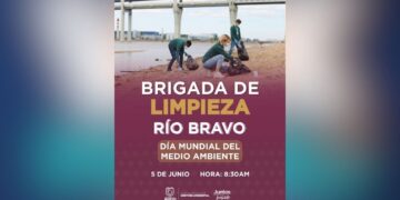 Limpieza del Río Bravo en Nuevo Laredo