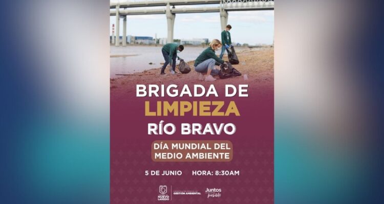 Limpieza del Río Bravo en Nuevo Laredo