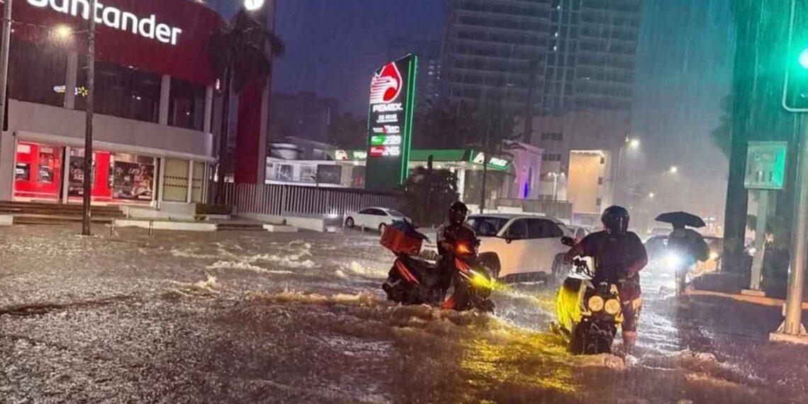 Lluvias intensas en Acapulco