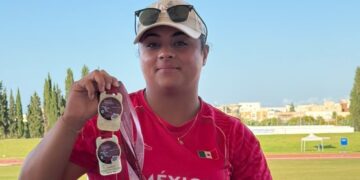 María Guadalupe Navarro gana oro en Túnez y mejora marca personal