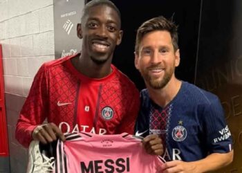 Messi y Dembélé se reencuentran tras goleada del PSG a Inter Miami