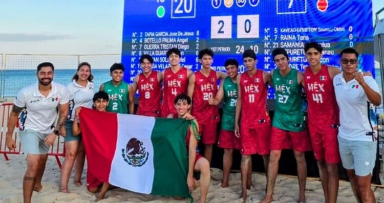 México avanza en el Mundial Sub-17 de handball de playa tras vencer a Islas Cook