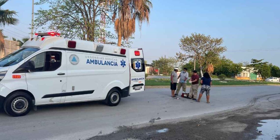 Motociclista hospital Mante