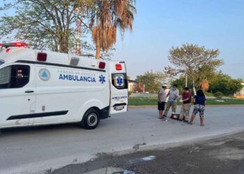 Motociclista hospital Mante