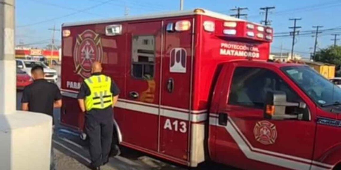 joven motociclista severas lesiones Matamoros