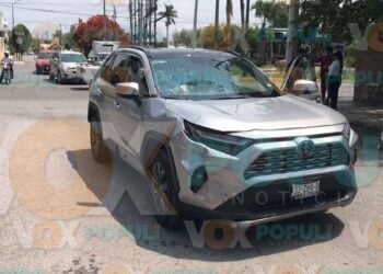 Motociclista resulta herido tras choque en Ciudad Victoria, Tamaulipas
