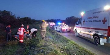 Motociclista resulta lesionado Linares