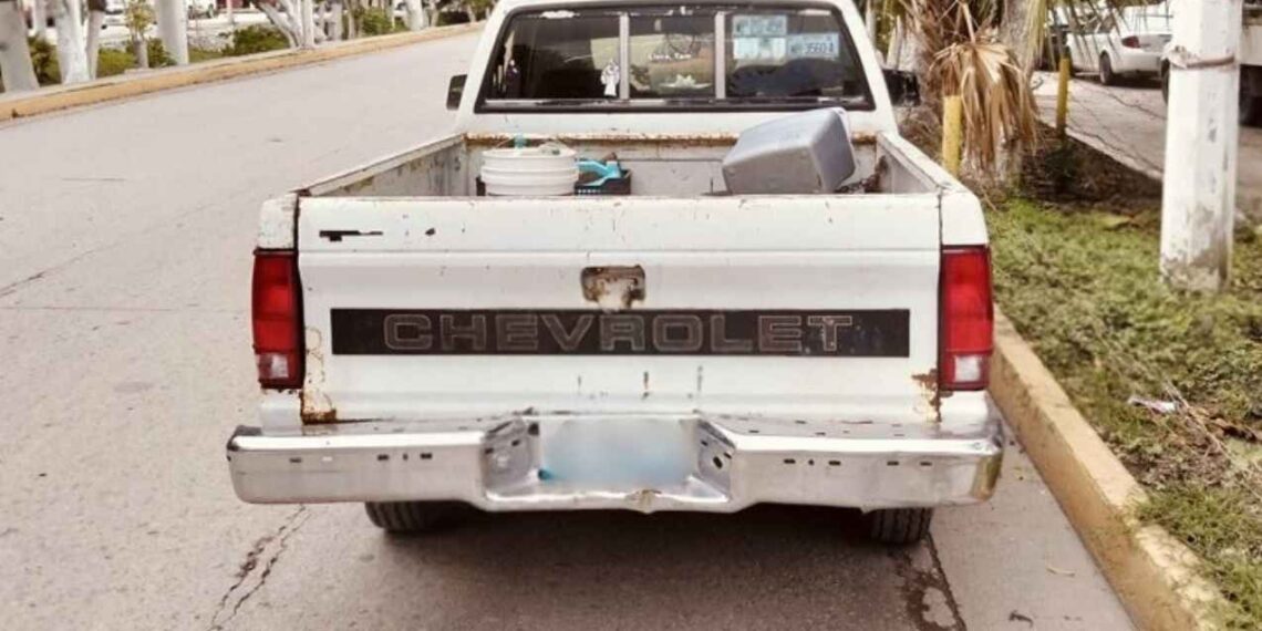 motociclista golpes camioneta El Mante