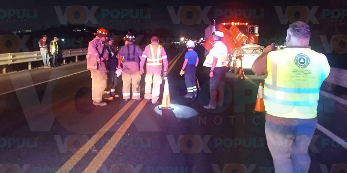 Muere conductor tras choque frontal en el Libramiento Poniente de Tampico, Tamaulipas