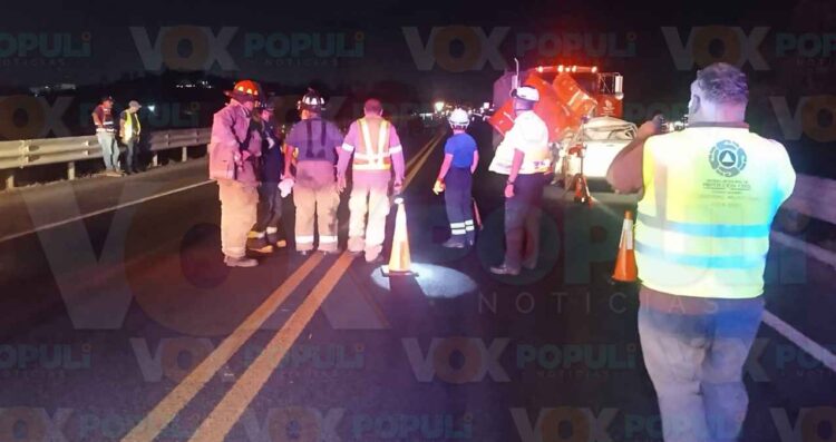 Muere conductor tras choque frontal en el Libramiento Poniente de Tampico, Tamaulipas