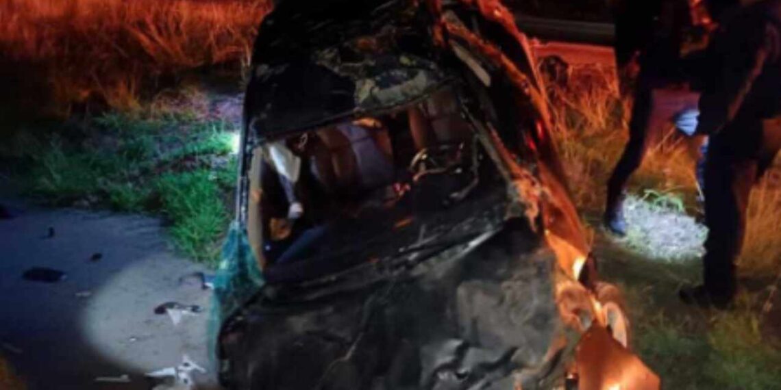 Muere hombre ahogado tras volcadura en la carretera González–Llera en Tamaulipas