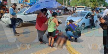 Mujer resulta herida tras ser atropellada en cruce peatonal de Ciudad Victoria