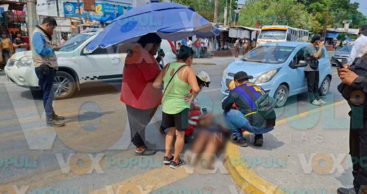 Mujer resulta herida tras ser atropellada en cruce peatonal de Ciudad Victoria