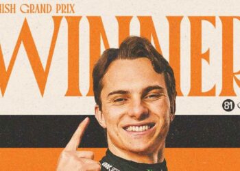 Oscar Piastri gana el Gran Premio de España y Verstappen se desploma en la recta final