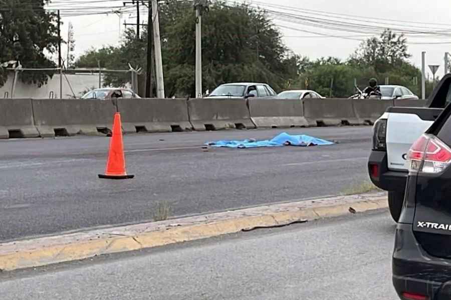 Peatón muere al ser atropellado en la Carretera a Nuevo Laredo
