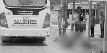 Hombre caída transporte público Reynosa