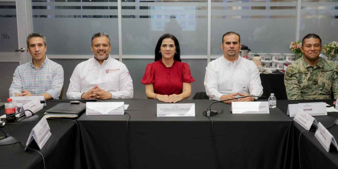 Preside Mónica Villarreal Reunión Número Cien de las Mesas de Seguridad