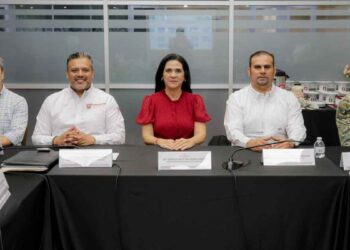Preside Mónica Villarreal Reunión Número Cien de las Mesas de Seguridad