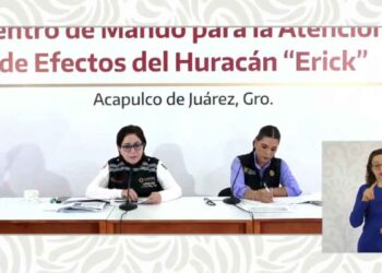 Protección Civil informa que no hay reporte de personas fallecidas tras el paso del huracán Erick; pide no bajar la guardia