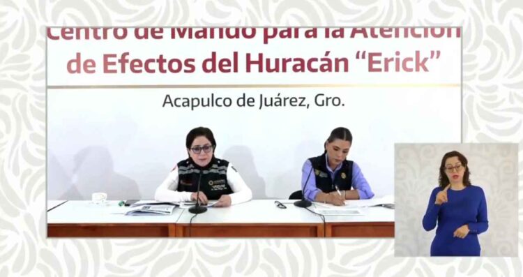 Protección Civil informa que no hay reporte de personas fallecidas tras el paso del huracán Erick; pide no bajar la guardia