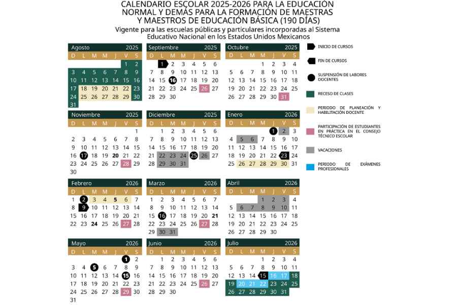 Publican el calendario de la SEP para el ciclo escolar 2025-2026: ¿Cuándo regresan a clases los estudiantes?