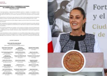 “Rendirán importantes frutos para el futuro de México”: Conago respaldan a Claudia Sheinbaum en su participación en el G-7 de Canadá