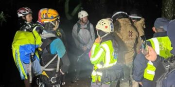 Personas rescatadas en Parque Nacional El Chico por lluvia y frío