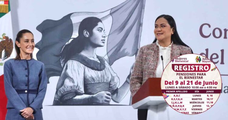Revelan calendario para registrarse en la Pensión Mujeres Bienestar