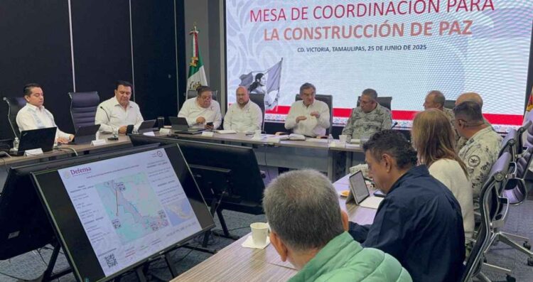 Revisan Plan de Acción para reforzar seguridad en carreteras fronterizas de Tamaulipas