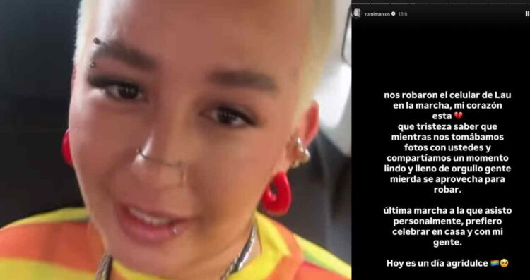 Roban el celular a Romina Marcos y la Dra Laura en el Pride 2025