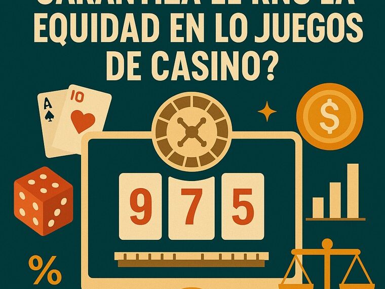 ¿Cómo garantiza el RNG la equidad en los juegos de casino?