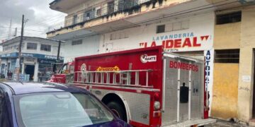 lavandería incendio El Mante