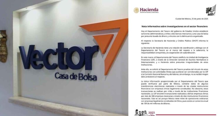 Secretaría de Hacienda niega vínculos de bancos mexicanos con narco