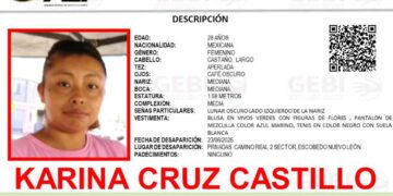 Solicitan ayuda para localizar a Karina Cruz Castillo, quien desapareció en Escobedo, Nuevo León
