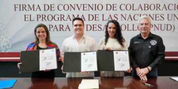 Tamaulipas pionero en firmar convenio de colaboración con el Pnud para legislar con base en la agenda de desarrollo sostenible