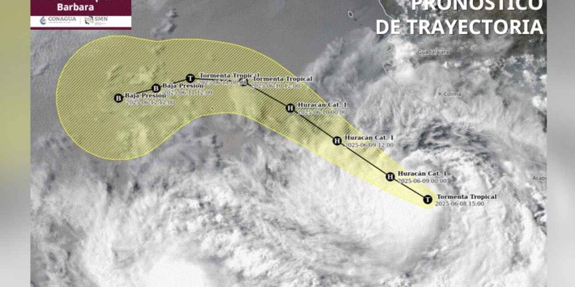 tormenta tropical ‘Barbara’ lunes