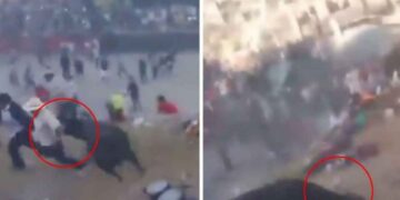 Toro se escapa en corrida durante fiesta patronal en Perú y deja al menos 12 heridos